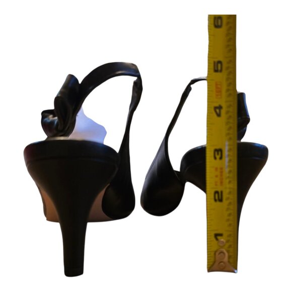 NWOT  -  COMFORTVIEW Black Slingback Pumps sz 12  -  NWOT - Picture 6 of 9